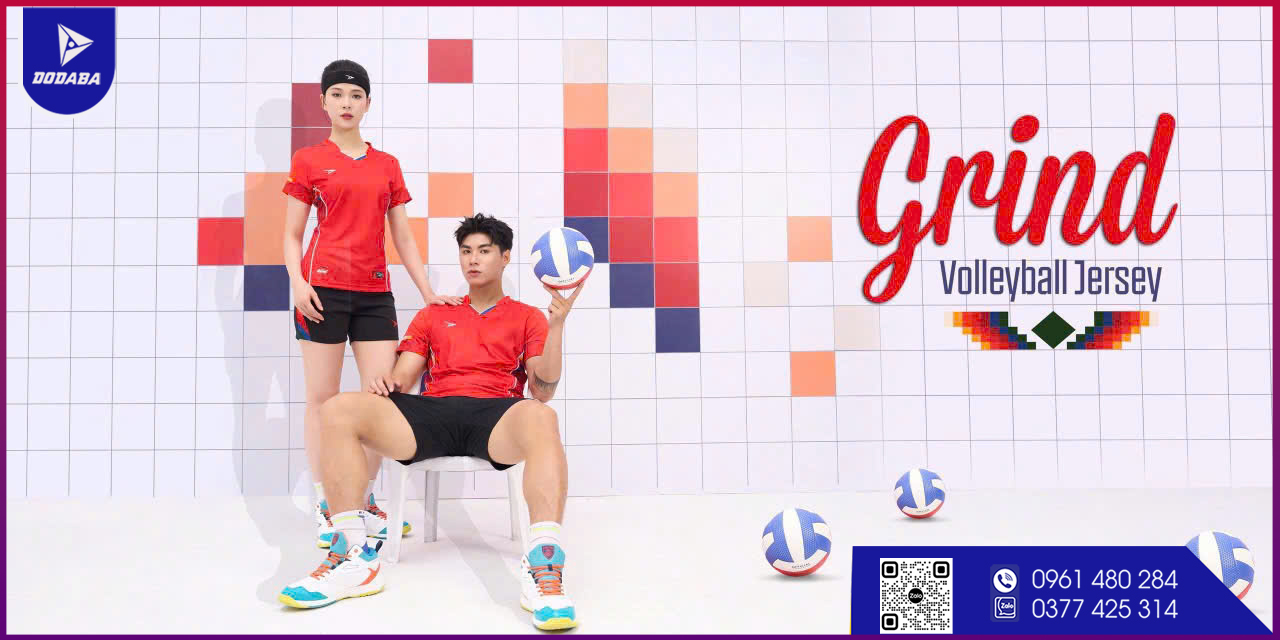 áo bóng chuyền thiết kế Grind