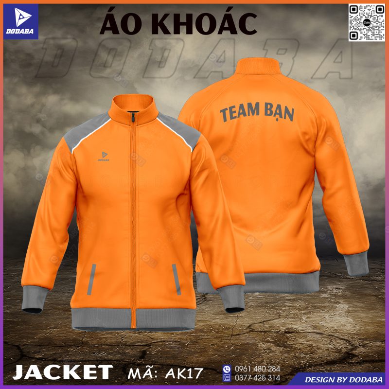 áo khoác thiết kế đẹp màu cam