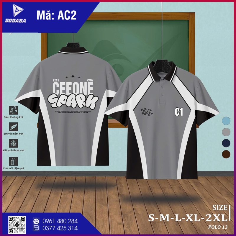 áo đồng phục lớp AC2 thiết kế