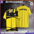 áo tennis pickleball thiết kế đẹp màu vàng
