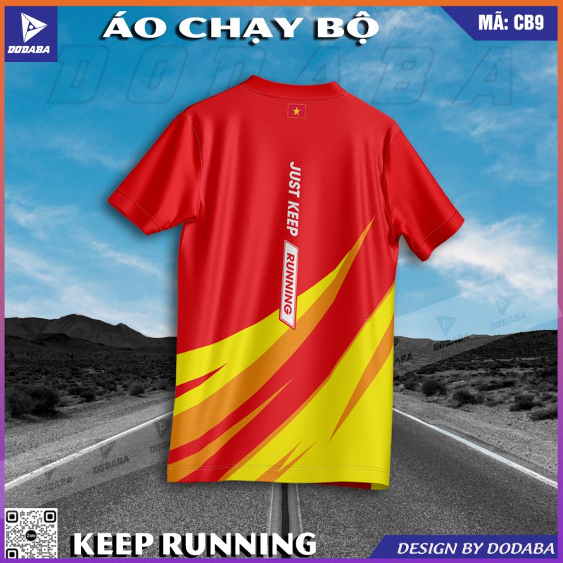 Mẫu áo chạy bộ thiết kế CB9 tại Dodaba