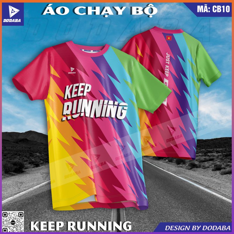 Mẫu áo chạy bộ thiết kế tại Dodaba