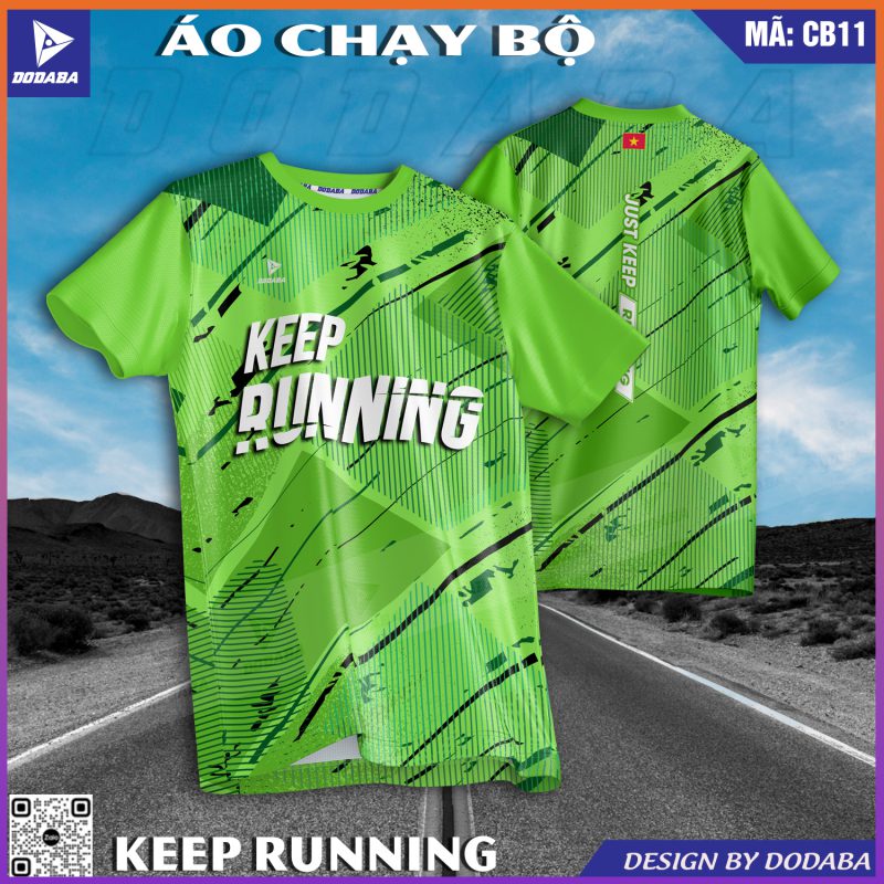 áo chạy bộ thiết kế màu xanh chuối đẹp nhất