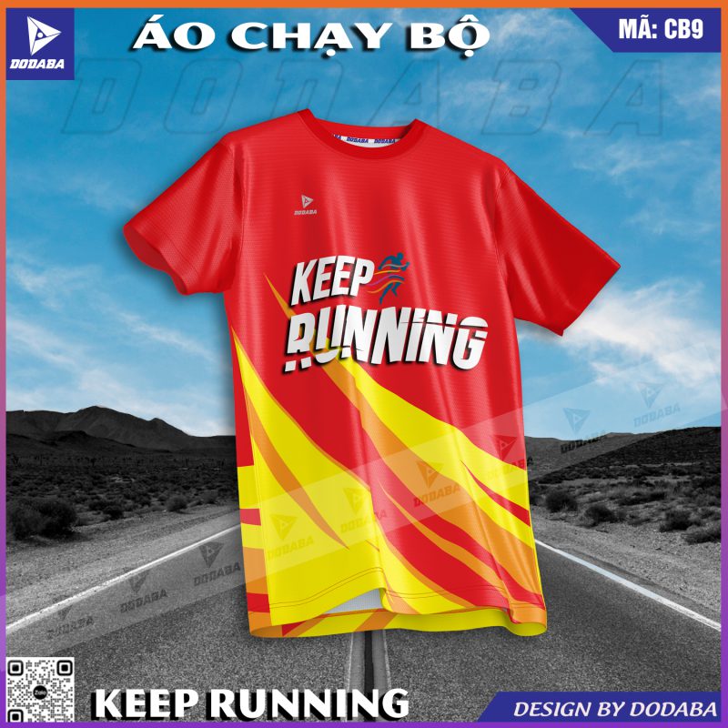 Mẫu áo chạy bộ thiết kế tại Dodaba Mã CB9