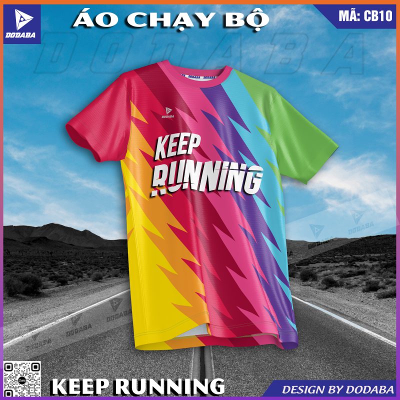 Mẫu áo chạy bộ thiết kế tại Dodaba