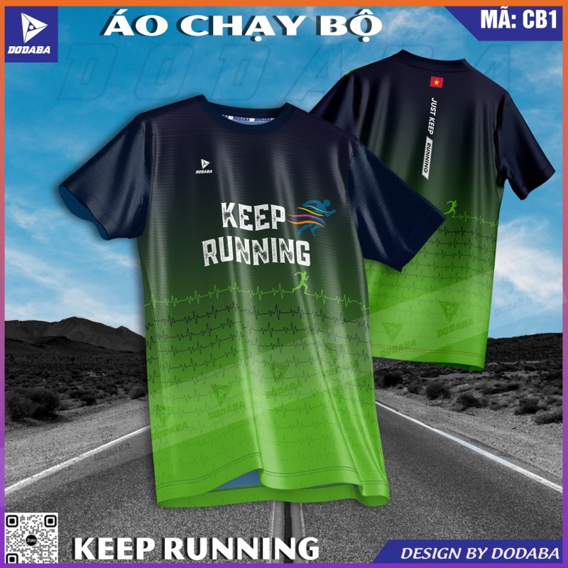 áo chạy bộ thiết kế dodaba cb1
