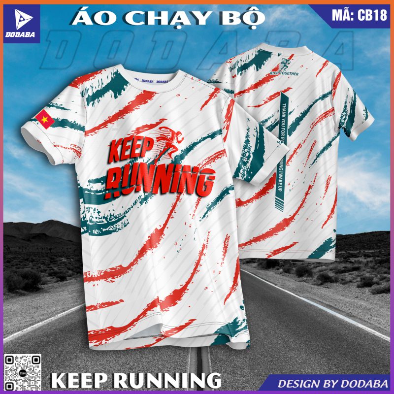 áo chạy bộ c18 thiết kế