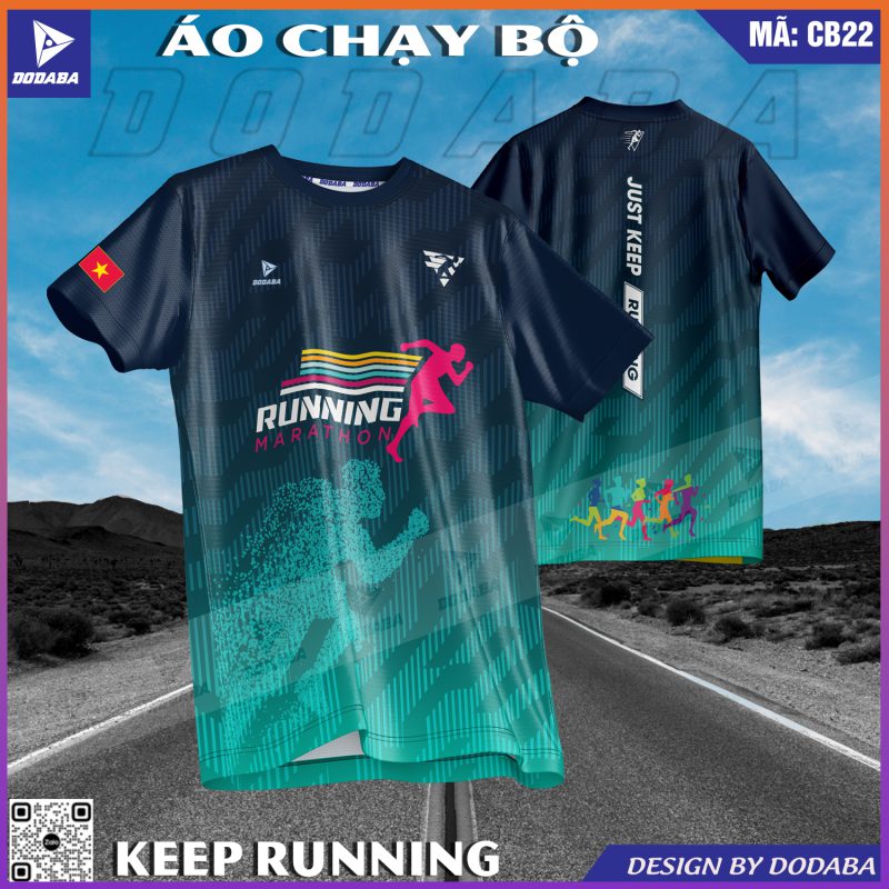 áo chạy bộ thiết kế cb22