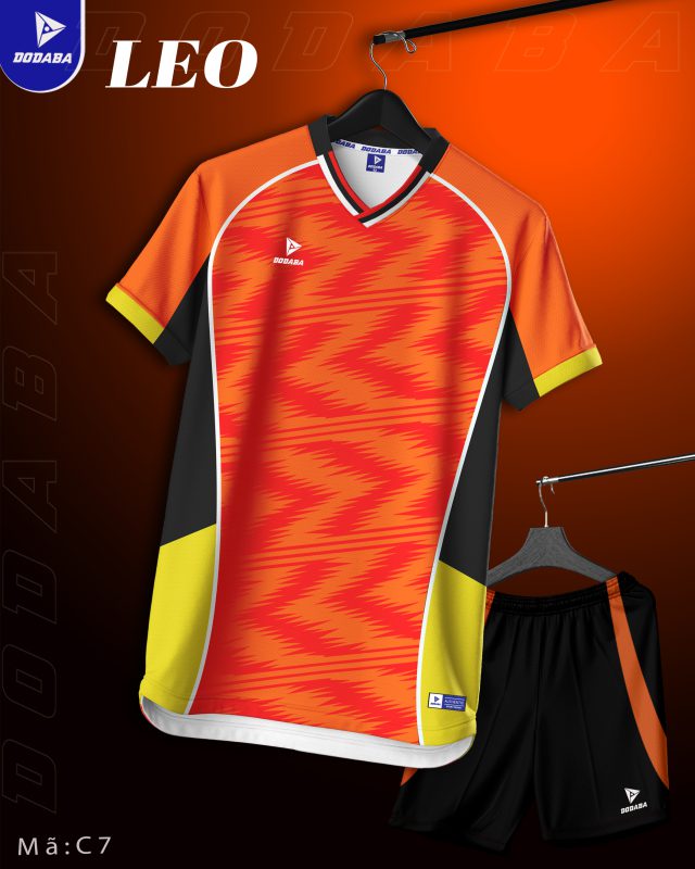 đồ đá banh thiết kế đẹp leo cam