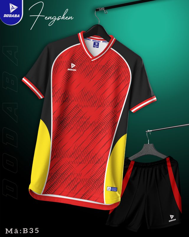 đồ đá banh đẹp fengshen đỏ 2