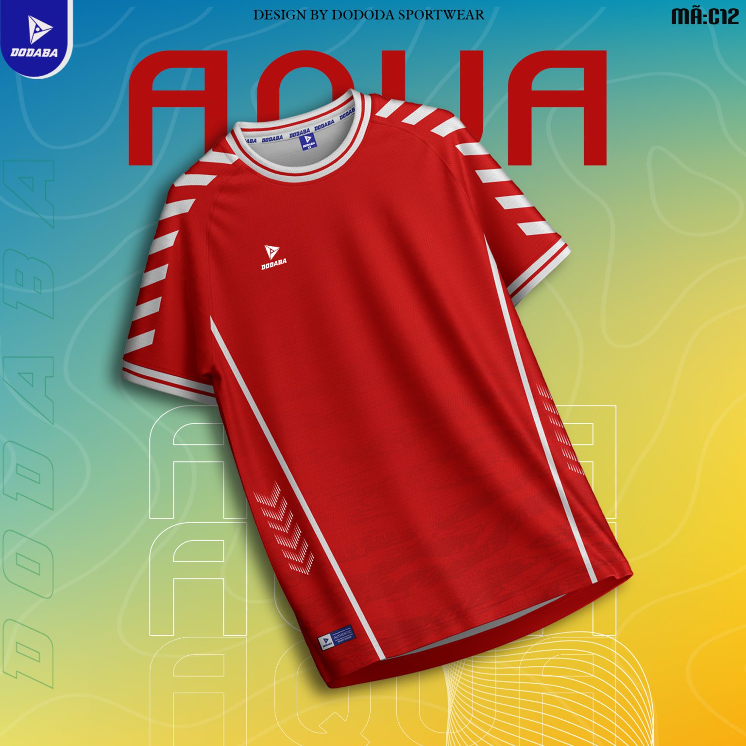 áo đá banh thiết kế aqua