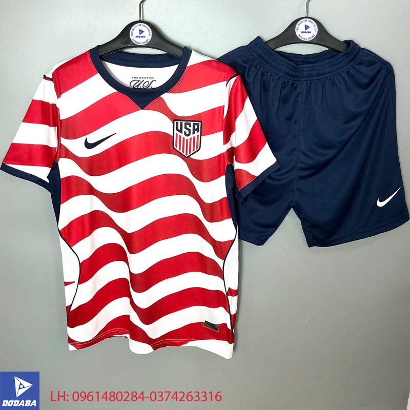 đồ đá banh mỹ 2026 đỏ