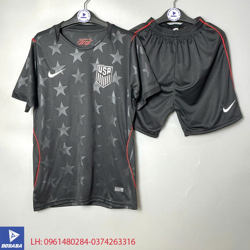 đồ đá banh mỹ 2026 xanh đenfan