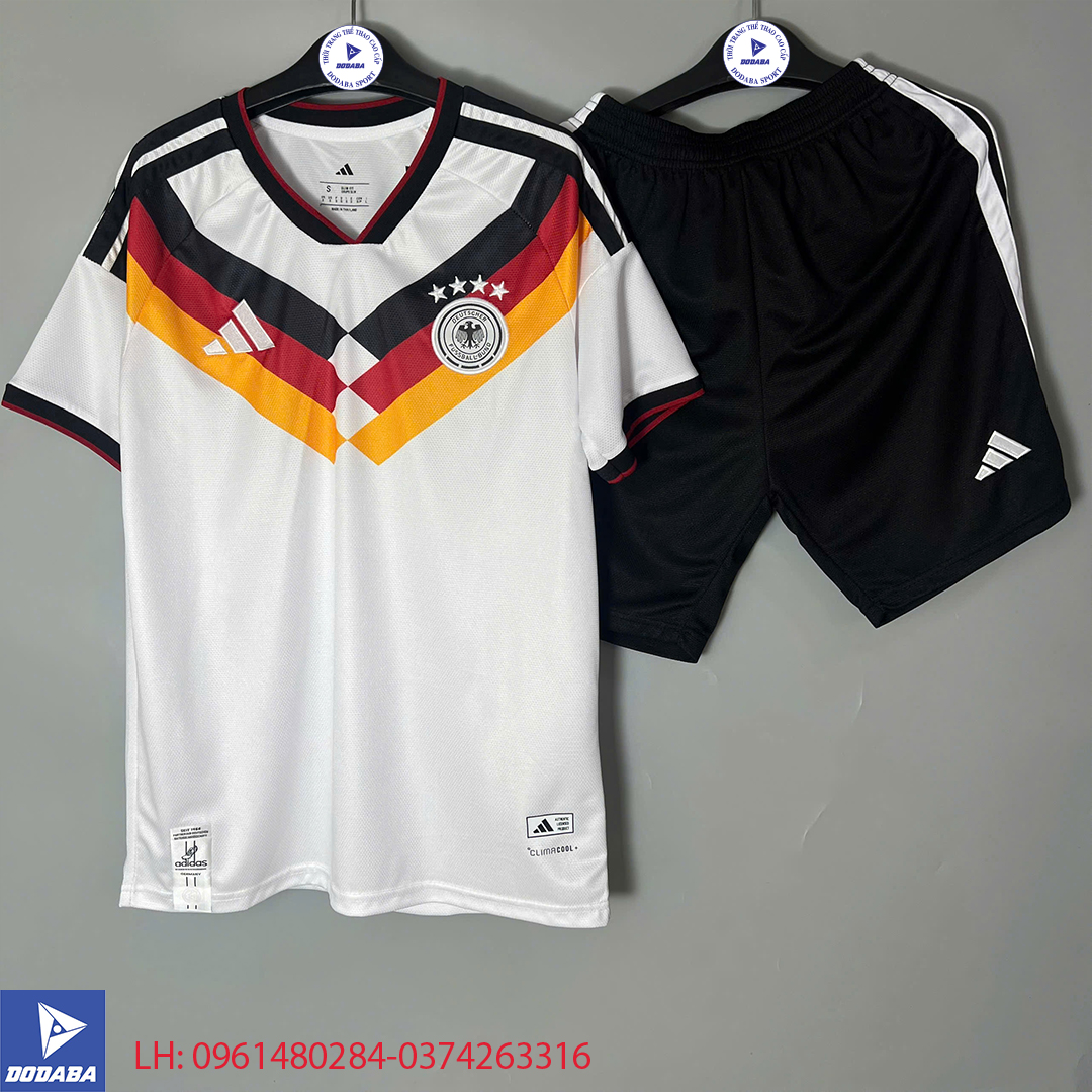 Áo đá banh World Cup 2026 đội tuyển Đức trắng