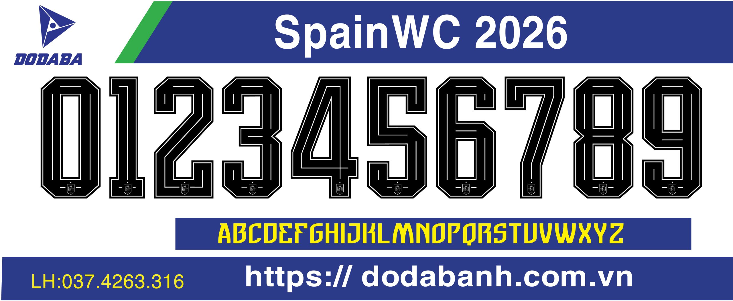 font số đức đẹp world 2026