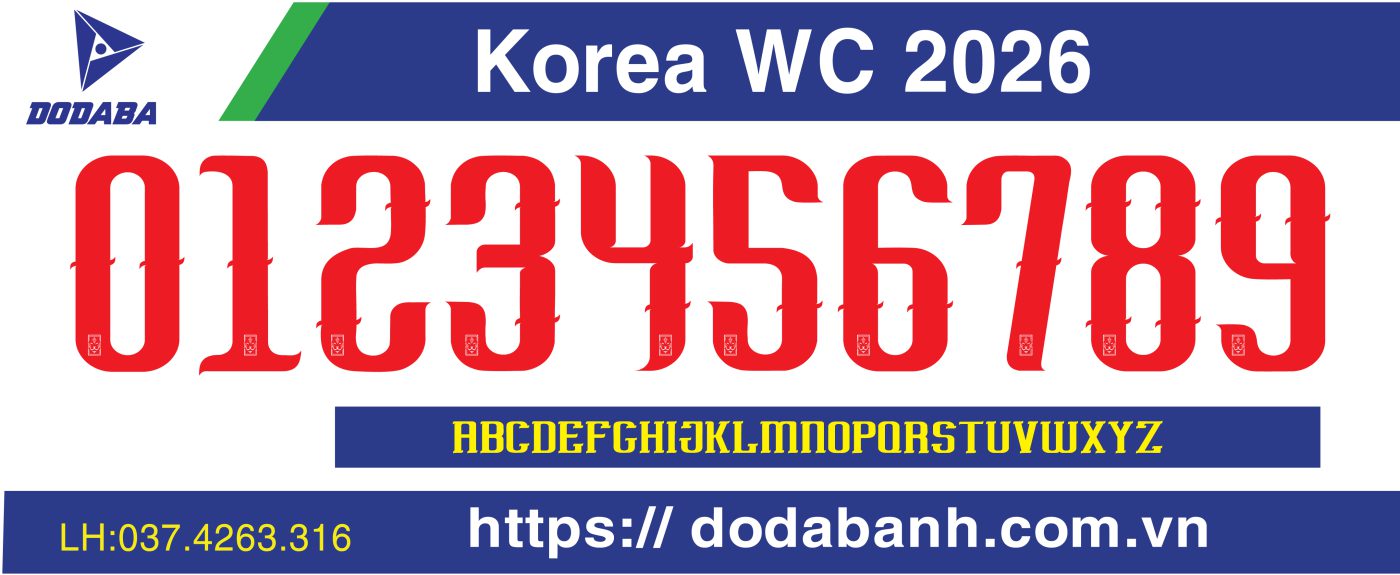 font số hàn quốc siêu đẹp 2026
