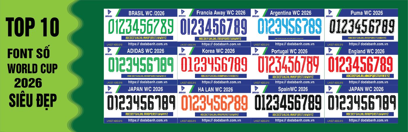 font số world 2026