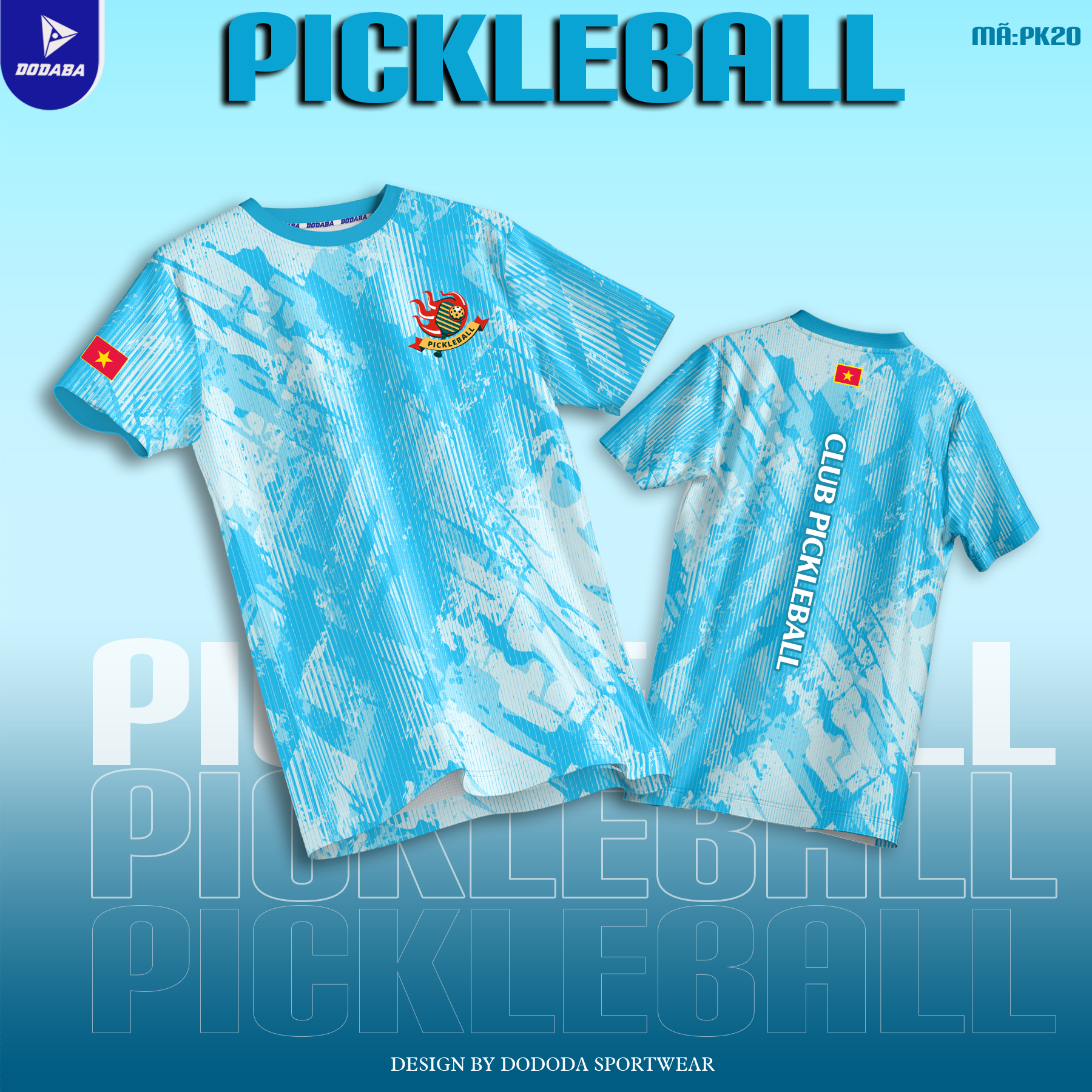 áo thiết kế pickleball đẹp