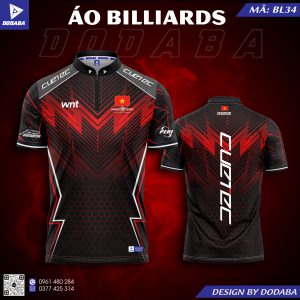 áo thiết kế billiards bl34 đẹp