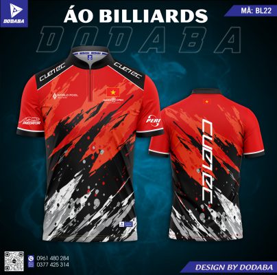 áo thiết billiards bl22 đẹp