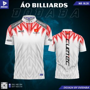 áo thiết kế billiards bl28 đẹp