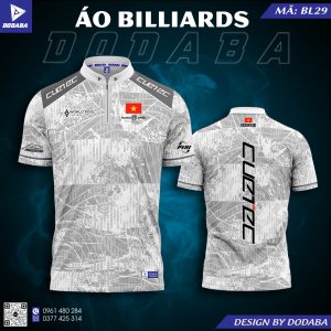 áo thiết kế billiards bl29 đẹp