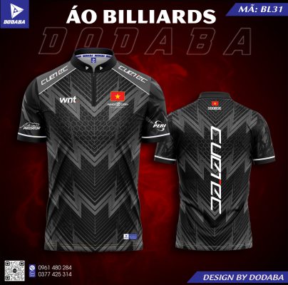 áo thiết kế billiards bl31 đẹp