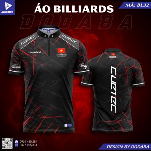 áo thiết kế billiards bl32 đẹp