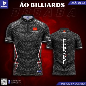 áo thiết kế billiards bl33 đẹp