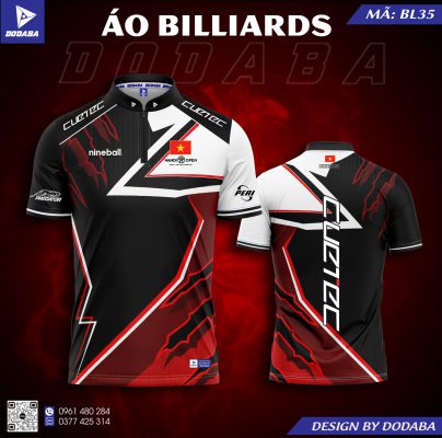 áo thiết kế billiards bl35 đẹp