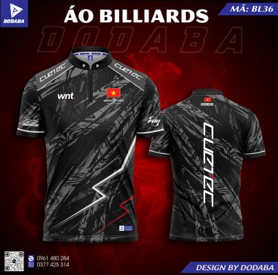 áo thiết kế billiards bl36 đẹp