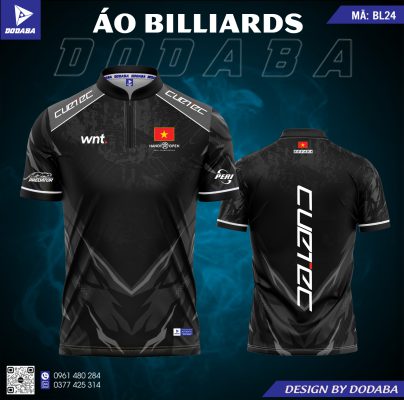 áo thiết kế billiards bl24 đẹp