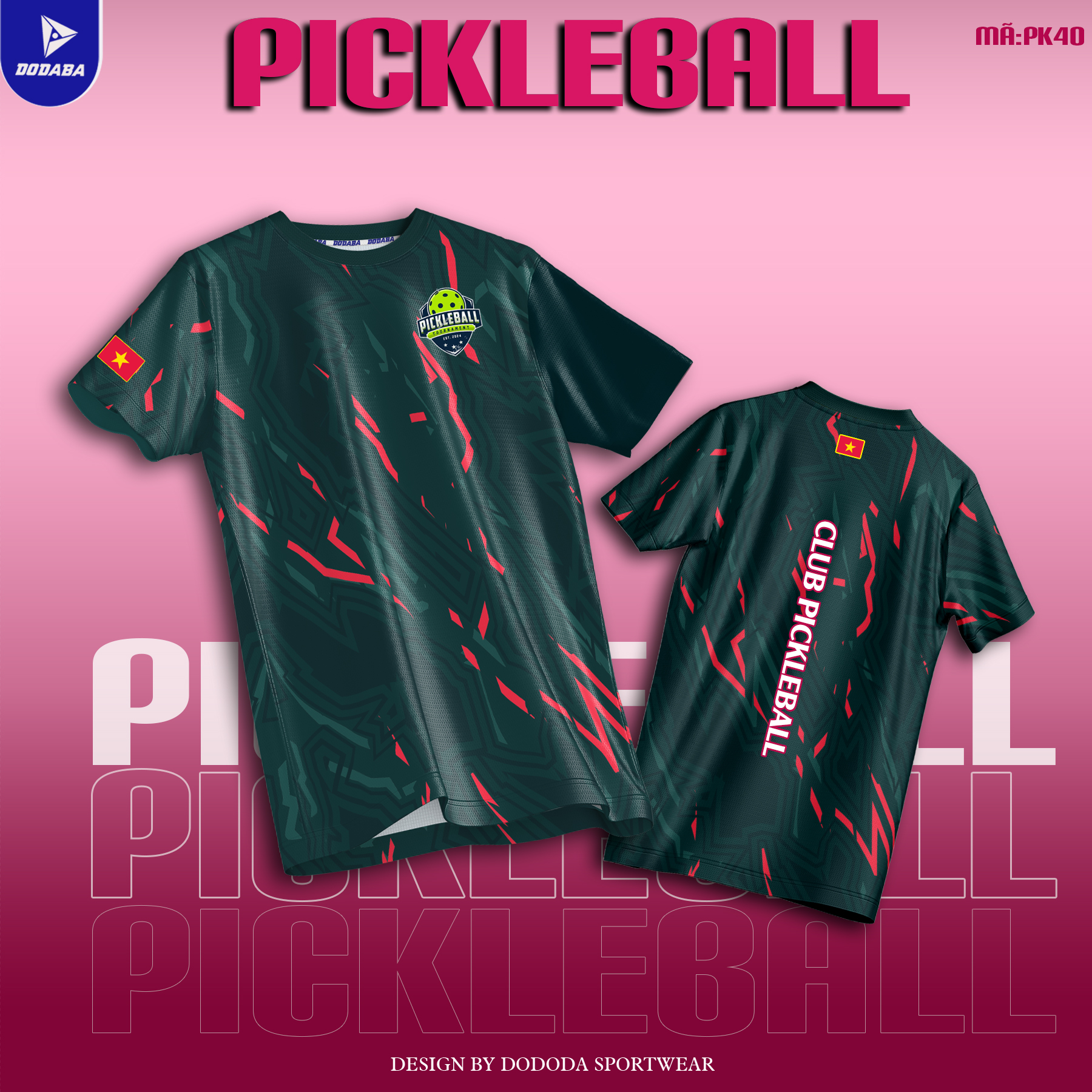 áo thiết kế pickleball đẹp 6 áo thiết kế pickleball đẹp