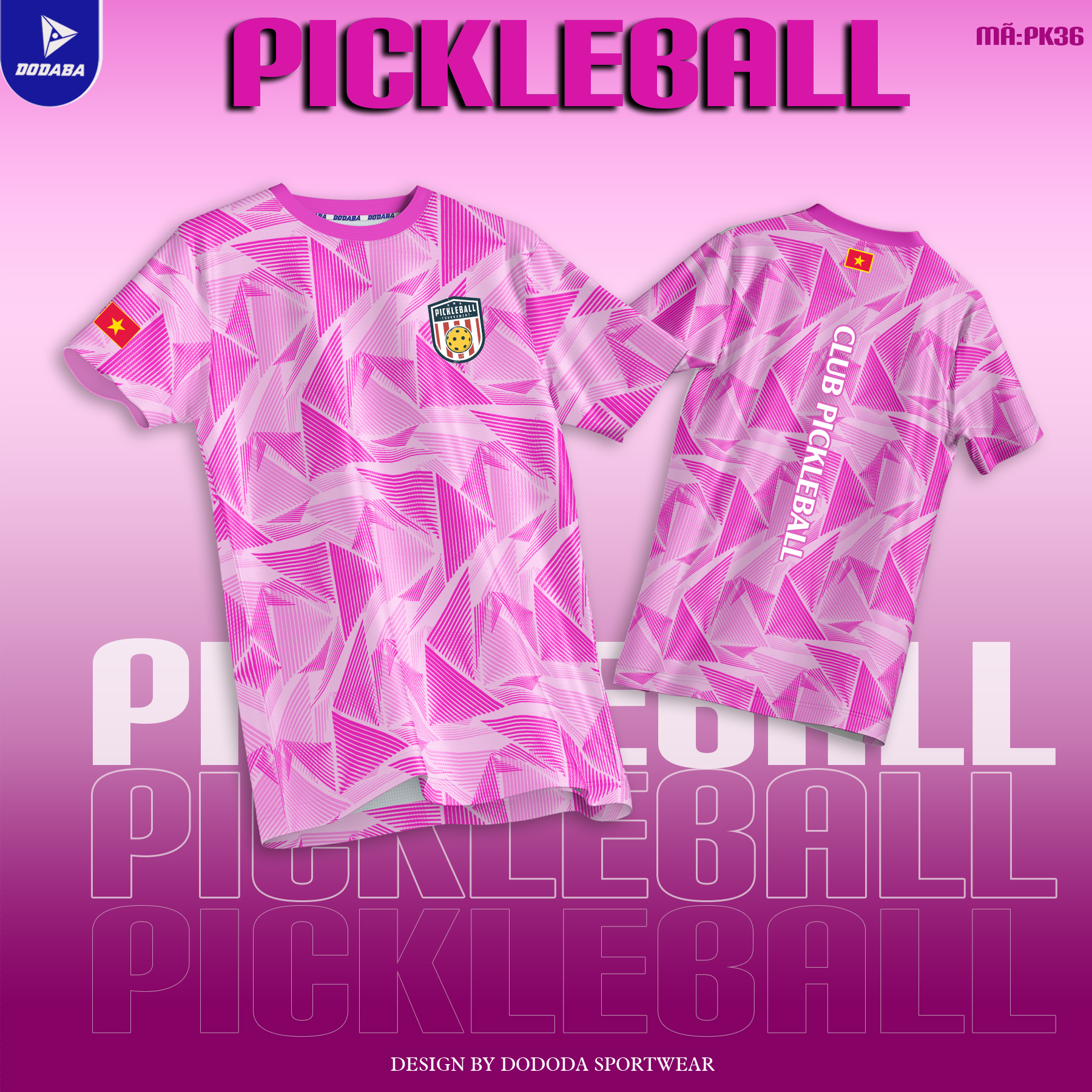 áo thiết kế pickleball đẹp