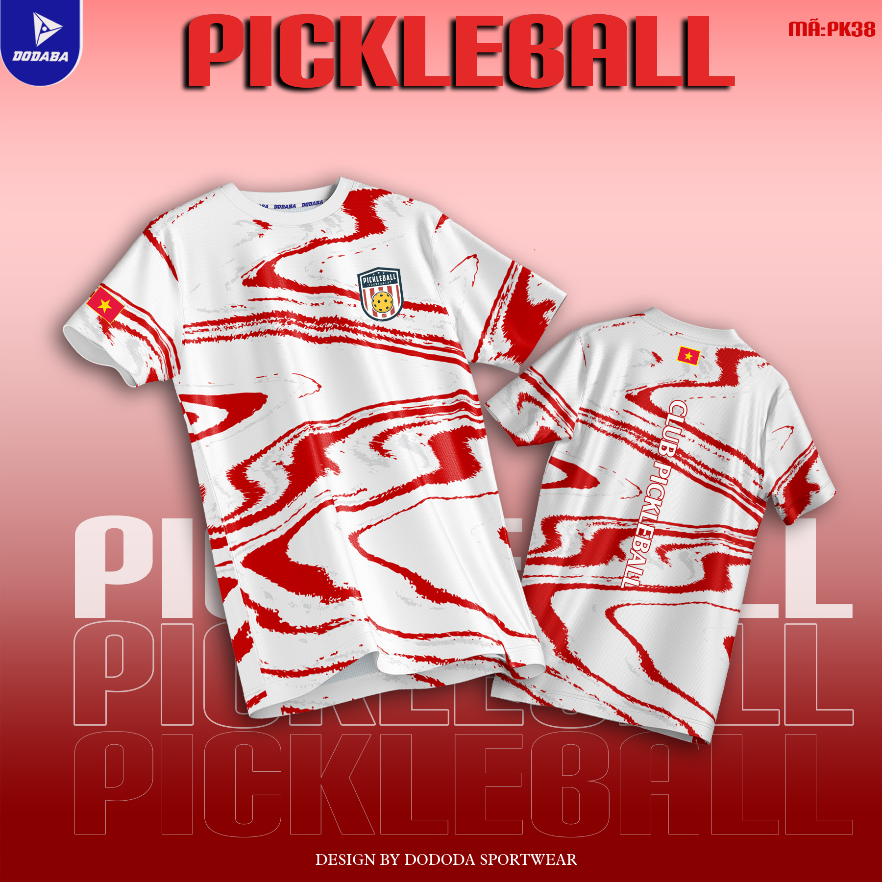 áo thiết kế pickleball đẹp