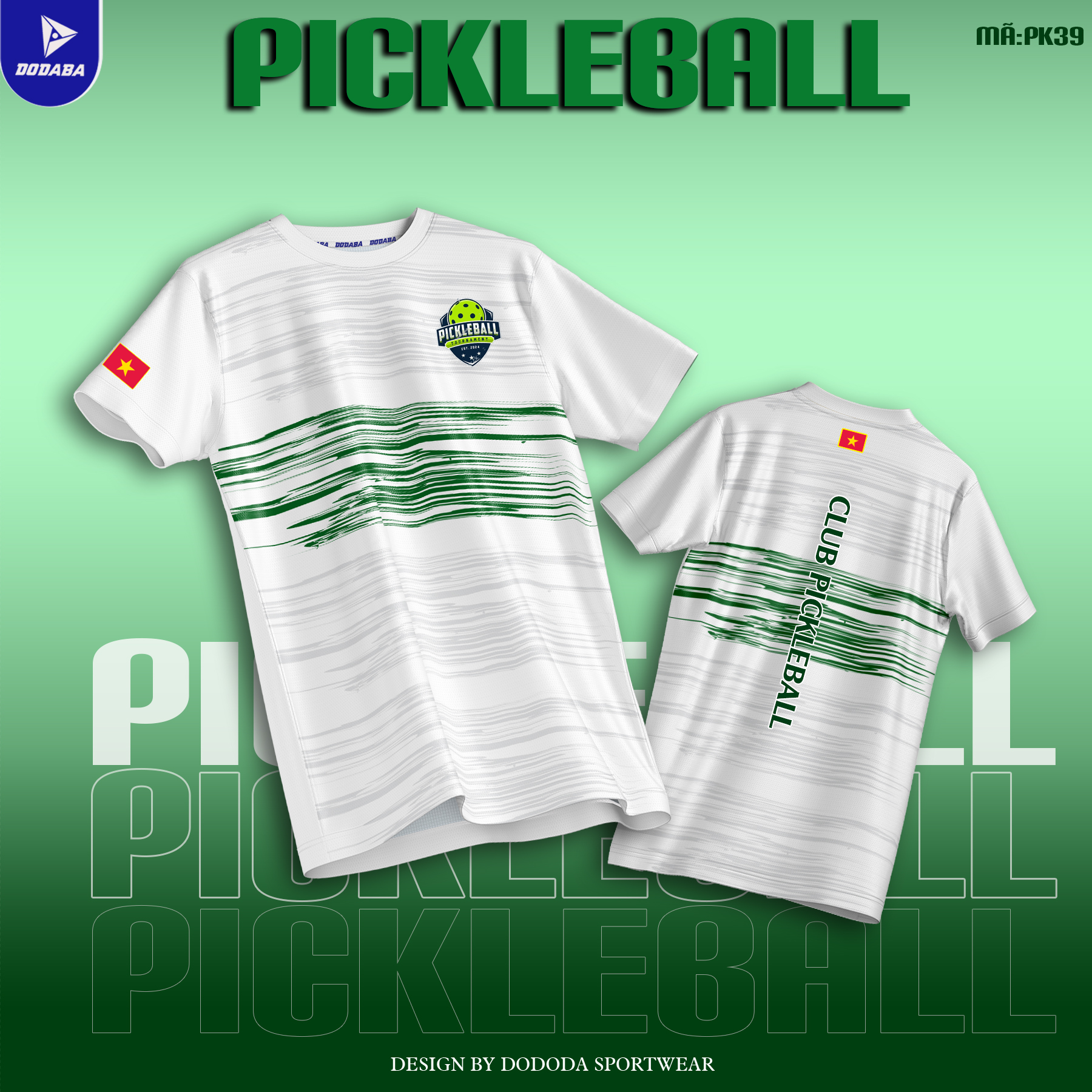 áo thiết kế pickleball đẹp