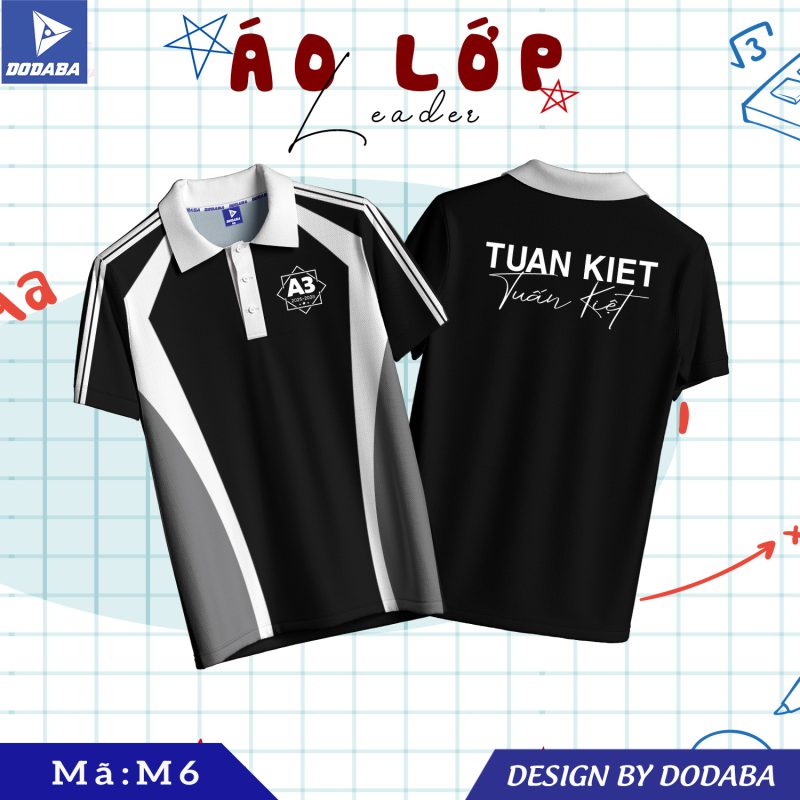 áo lớp thiết kế M đen