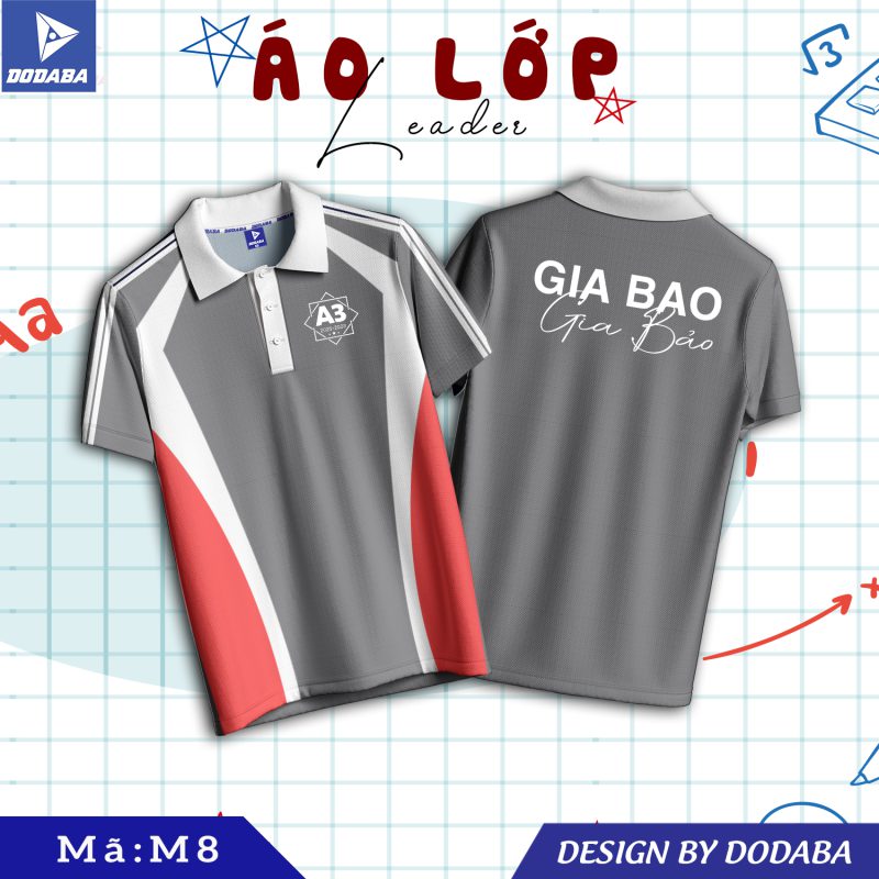 áo lớp thiết kế M xám