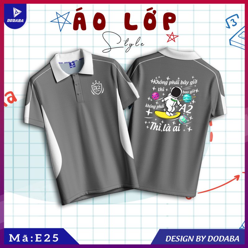áo lớp thiết kế G xám