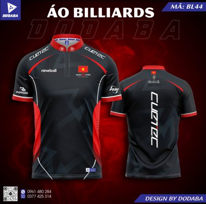 áo thiết kế billiards BL44 đẹp