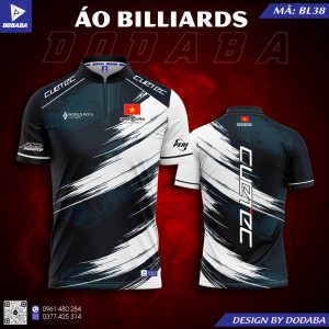 áo thiết kế billiards BL38 đẹp