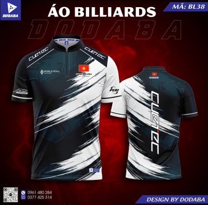 áo thiết kế billiards BL38 đẹp