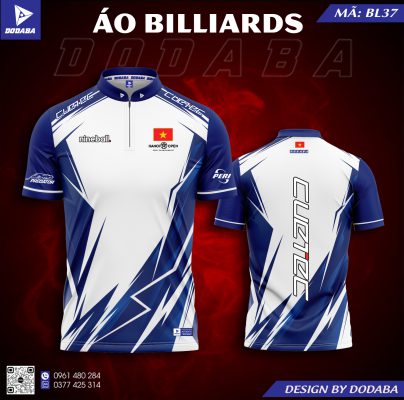 áo thiết kế billiards BL37 đẹp