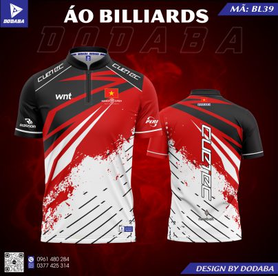 áo thiết kế billiards BL39 đẹp