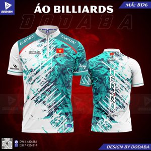 áo thiết kế billiards đẹp