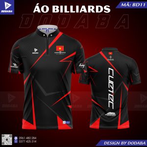 áo bida(billiards) thiết kế đẹp