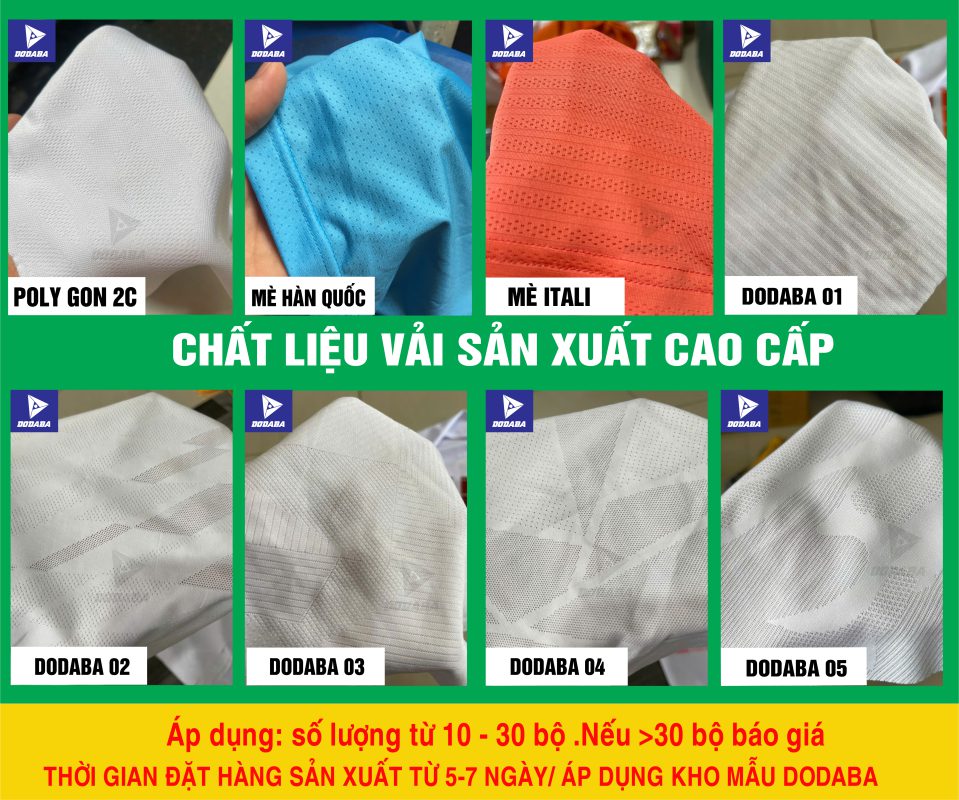 chất vải may sản xuất tại dodaba