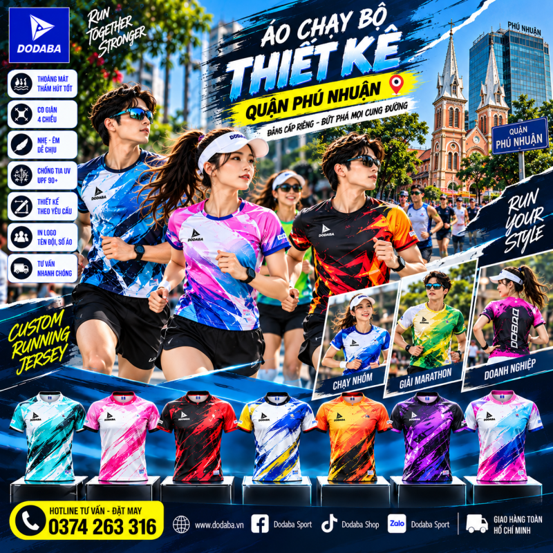 áo chạy bộ running quận phú nhuận