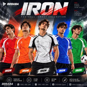 áo thiết kế bóng đá IRon