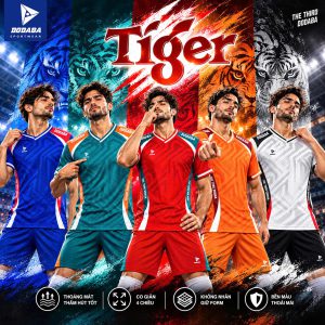 áo thiết kế đá banh Tiger